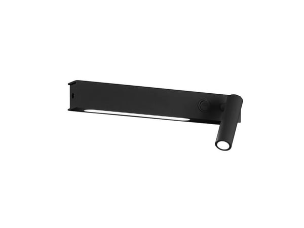 Viokef vegglampe Molly 3W+6W 3K Black