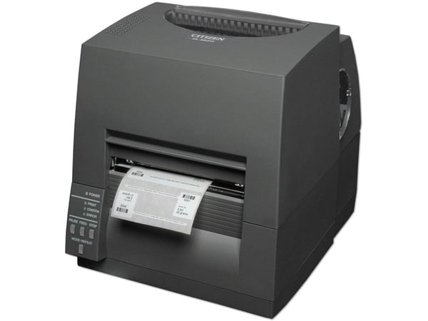 Citizen CL-S631II - Etikettskriver - direktetermisk / termisk overføring - Rull (11,8 cm) - 300 dpi - inntil 100 mm/sek - USB, RS232 - svart