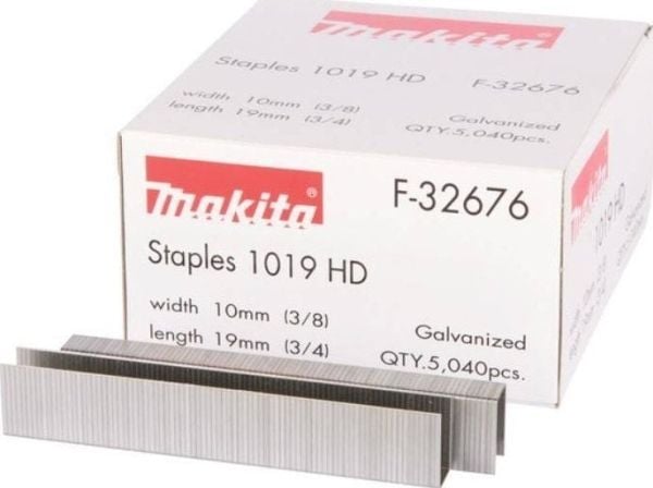 Makita 1019HD - Staples - 5040 delar - längd: 19 mm - bredd: 10 mm - för Makita DST221