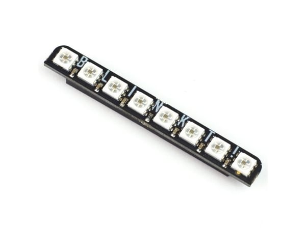 Pimoroni Blinkt!, LED, Raspberry Pi, Raspberry Pi 3/2/B+/A+/Zero/Zero W, Raspberry Pi, Sort, 8 mm, 65 mm