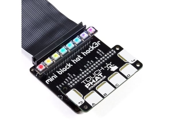 Pimoroni Blinkt!, LED, Raspberry Pi, Raspberry Pi 3/2/B+/A+/Zero/Zero W, Raspberry Pi, Sort, 8 mm, 65 mm