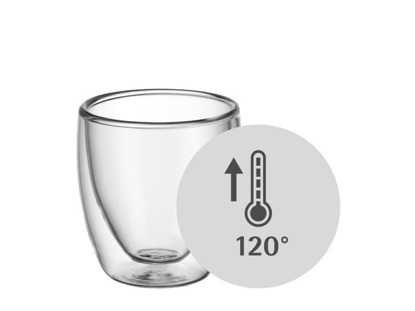 WMF 0901382000, Gjennomsiktig, Borosilikatglass, 120 °C, 139 g, 2 stykker, 156 stykker