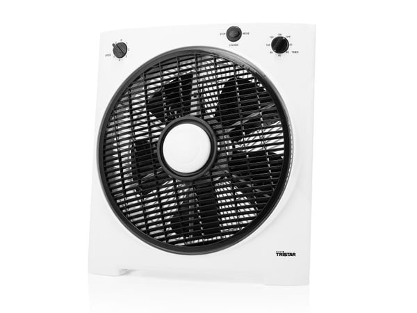 Tristar VE-5858, Husholdningsvifte, Sort, Hvit, Gulv, Plast, 59,16 dB, 1 m³