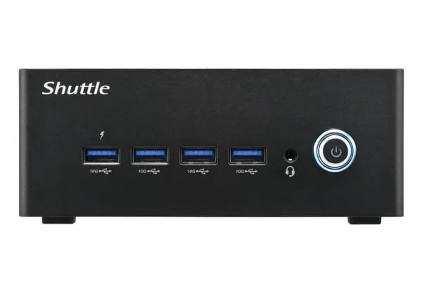 Shuttle XPC nano NT10H9 - Barebone - mini-PC 1 x Core Ultra 9 185H / inntil 5.1 GHz - RAM 0 GB - Intel Arc Graphics - Gigabit Ethernet, 2.5 Gigabit...