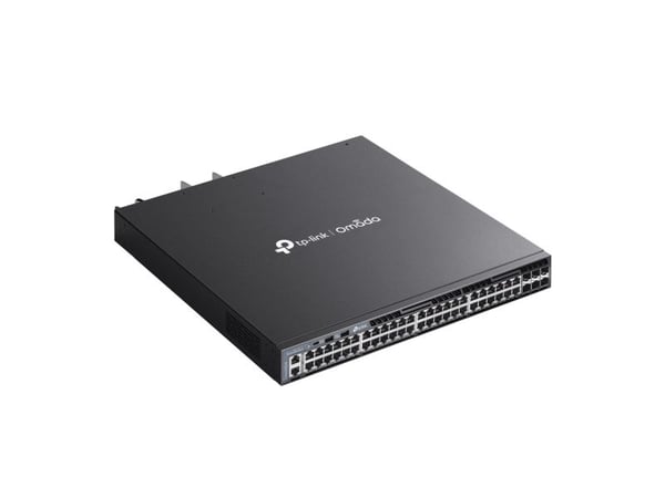 TP-Link Omada SG6654XHP, Håndtert, L3, Gigabit Ethernet (10/100/1000), Strøm over Ethernet (PoE), Rack-montering, 1U