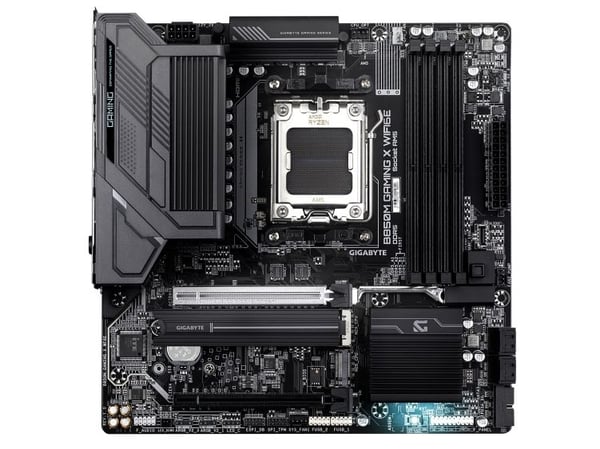 Gigabyte B850M GAMING X WIFI6E - Hovedkort - micro ATX - Socket AM5 - AMD B850 Chipset - USB-C 3.2 Gen2, USB 3.2 Gen 2, USB 3.2 Gen 1 - Wi-Fi 6, 2....