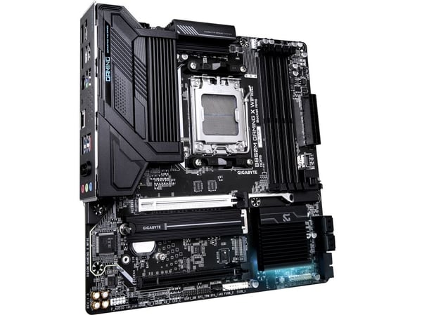 Gigabyte B850M GAMING X WIFI6E - Hovedkort - micro ATX - Socket AM5 - AMD B850 Chipset - USB-C 3.2 Gen2, USB 3.2 Gen 2, USB 3.2 Gen 1 - Wi-Fi 6, 2....