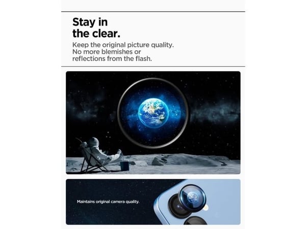 Spigen Glas.tR EZ Fit Optik Pro, Samsung, Galaxy S25 Plus, Støvresistent, Ripebestandig, Sort, Gjennomsiktig, 2 stykker