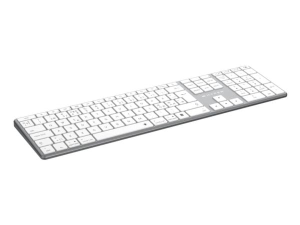 HYPER HS2310NO, täysi koko (100%), langaton, Bluetooth, QWERTY, LED, harmaa