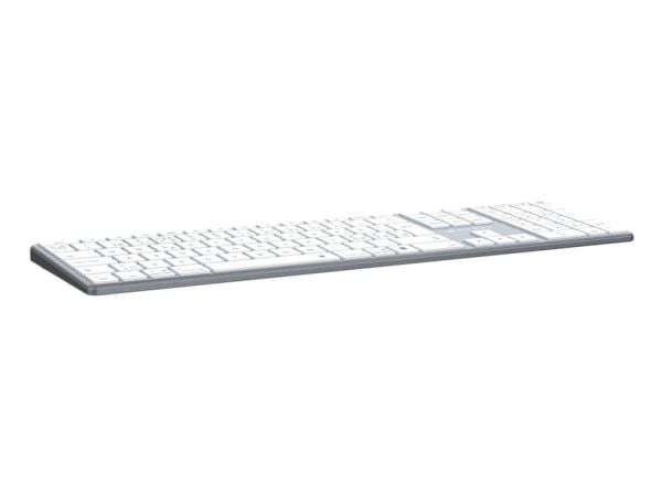 HYPER HS2310NO, täysi koko (100%), langaton, Bluetooth, QWERTY, LED, harmaa