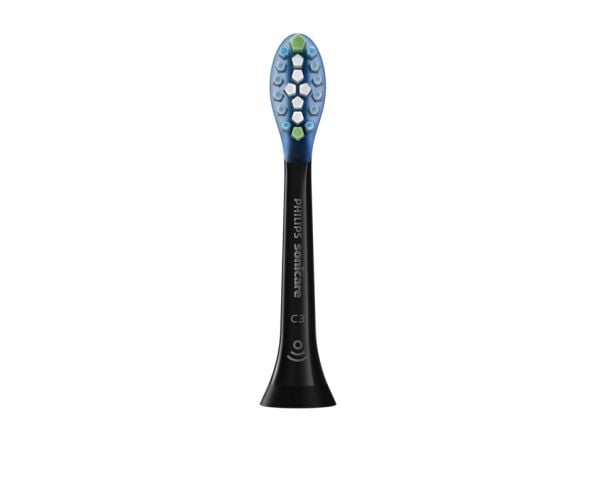 Philips Sonicare C3 Premium Plaque Defence HX9042 - Utskiftningsbørstehode - for tannbørste - svart (en pakke 2)