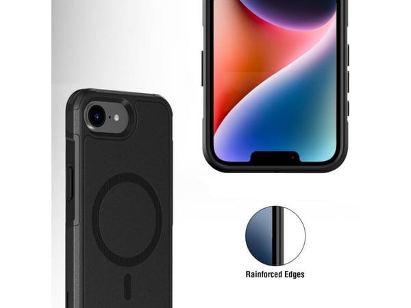 4smarts 541360, Suojus, Apple, iPhone SE (4.Gen.), 15,4 cm (6.06"), musta