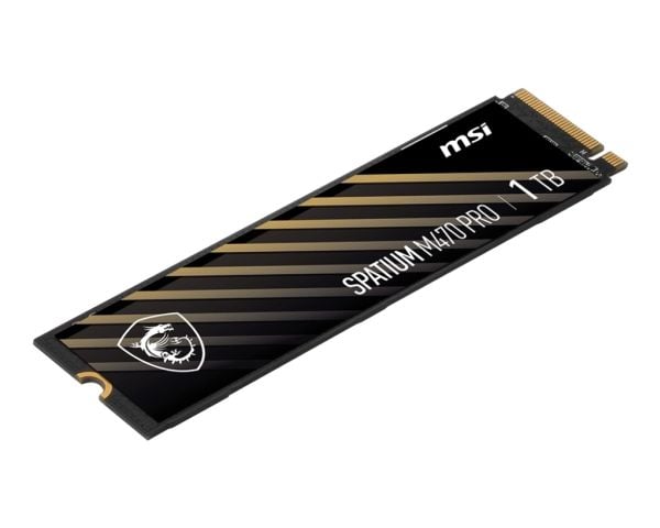 MSI SPATIUM M470 PRO - SSD - 1 TB - intern - M.2 2280 - PCIe 4.0 x4 (NVMe)