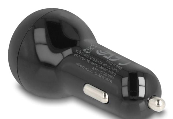 Delockin autolataussovitin 2 x USB Type-C PD 3.0 40 W:lla