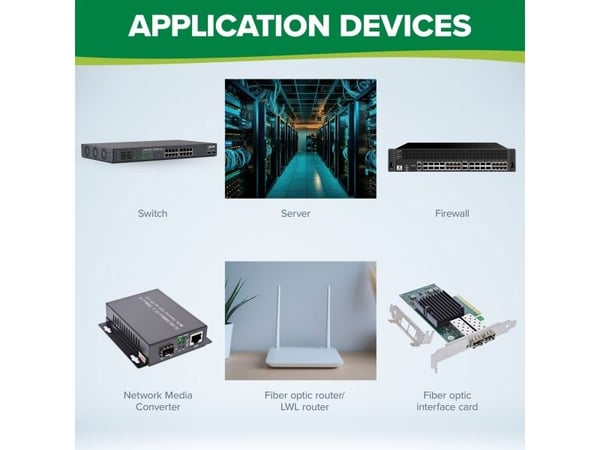 InLine 32335S, Fiberoptik, 2500 Mbit/s, SFP, LC, 15000 m, 1310 nm