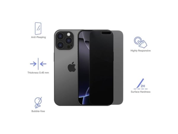 Renkforce RF-6683262, Apple, iPhone 16 Pro Max, Ridseresistentti, 1 kpl