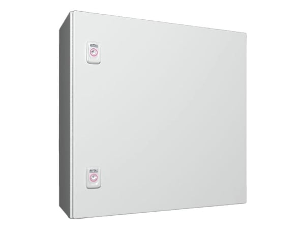 RITTAL AX Compact-taulu, WHD: 500x500x210 mm, teräslevy, asennuslevyllä, yksiovinen, kaksi kierrelukkoa