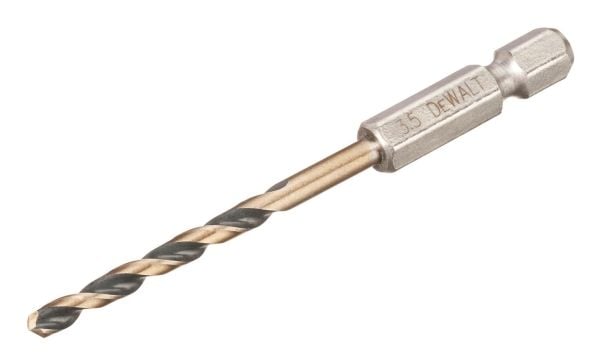 DeWALT DT20603-QZ, Borr, Spiralborr, 3,5 mm, 76 mm, 2,9 cm, 135°