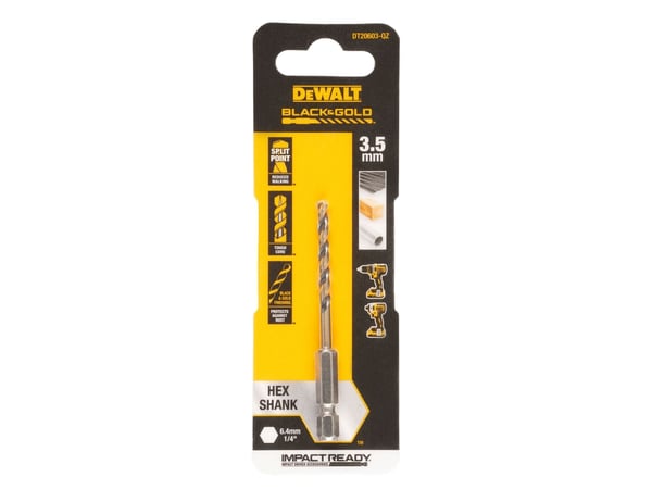 DeWALT DT20603-QZ, Pora, Kierreporanterä, 3,5 mm, 76 mm, 2,9 cm, 135°