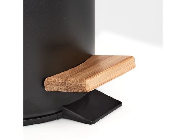 Zeller Present 18910, 3 l, Rund, Bamboo, Strykejern, Sort, Tre, Pedal, 16,8 cm