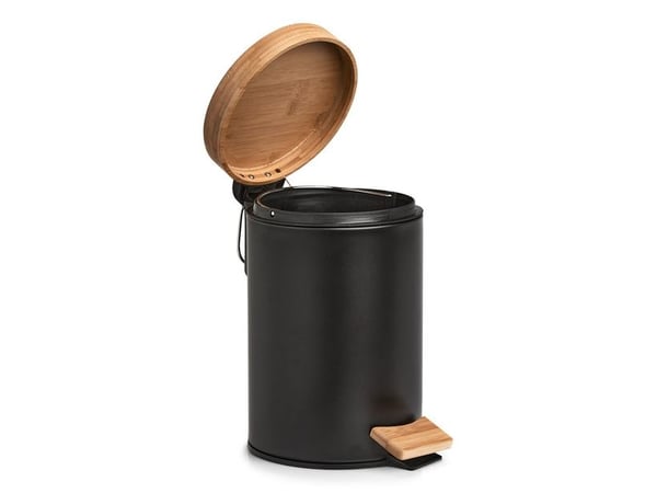 Zeller Present 18910, 3 l, Rund, Bamboo, Strykejern, Sort, Tre, Pedal, 16,8 cm