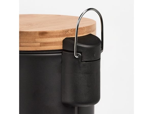 Zeller Present 18910, 3 l, Rund, Bamboo, Strykejern, Sort, Tre, Pedal, 16,8 cm
