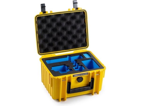 B&W Cases PP.66.GoPro13, Hård veske, Gult, Polypropylen (PP), Skum, Monokromatisk, 6,6 l