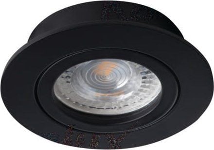 Kanlux Dalla 22432 infälld spotlampa, 1x50W GX5.3, svart