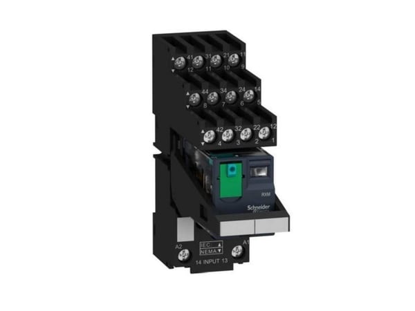 Schneider Electric RXM4AB2BDPVS, Musta, Läpinäkyvä, 24 V, UL 508 EN/IEC 61810-1 CSA C22.2 No 14 IEC 61984 EAC Lloyd''s IP20, 1500 VA, 6 A, 26,9 x 8...
