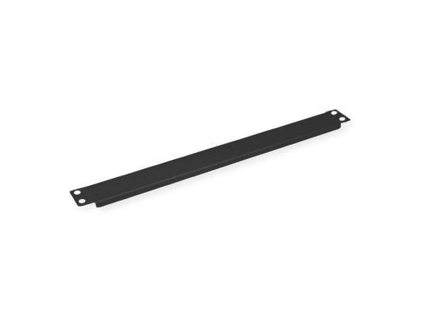 VALUE 26.99.0298, Blankt panel, Sort, Metall, 1U, 48,3 cm (19"), 231,7 g