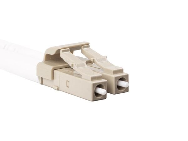 Lanberg - Koblingskabel - LC/UPC-multimodus (hann) til SC/UPC-multimodus (hann) - 1 m - 3 mm - fiberoptisk - dupleks - 50 / 125 mikroner - OM4 - ha...