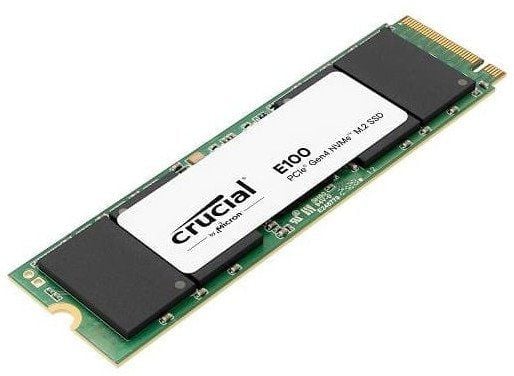 Crucial E100 M.2 SSD 480GB PCIe Gen4x4 2280 lokero