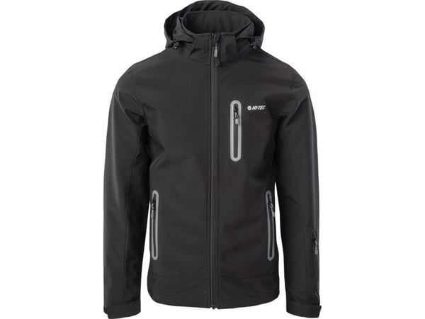 Miesten softshell-takki 10000mm kalvo Nikos II musta koko S