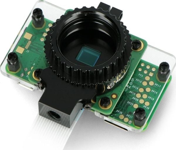 PiHut monteringsplate for Raspberry Pi Zero og HQ-kamera}