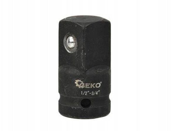 Geko stötdämpningsadapter 1/2"-3/4" svart (100)