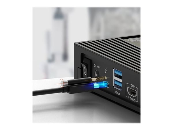 IB-DK2246AC (svart, USB-C, HDMI, DisplayPort)
