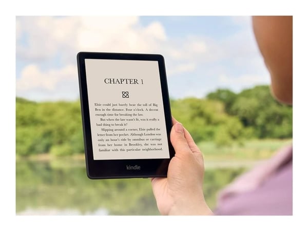 Amazon Kindle Paperwhite - 11. generasjon - eBook-leser - 16 GB - 6.8" monokrom Paperwhite - berøringsskjerm - Bluetooth - svart - Lockscreen Ad-Su...