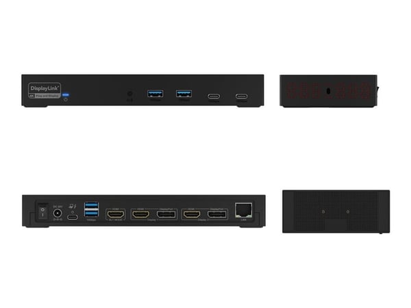 IB-DK2246AC (svart, USB-C, HDMI, DisplayPort)