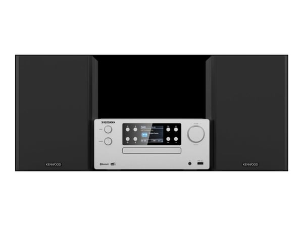 Kenwood M-925DAB-S - Mikrosystem - 2 x 50 watt - sølv