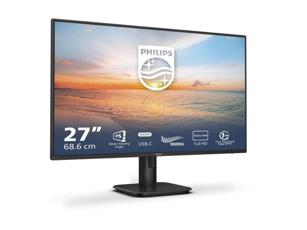 Philips 1000 series 27E1N1300A/00, 68,6 cm (27"), 1920 x 1080 pikseliä, Full HD, LCD, 4 ms, musta