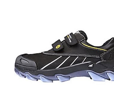 HKSDK B2 sik.sko str. 43 - m/velcro, alu-tåkappe, techfiber sømværn, air-sål, skridfast