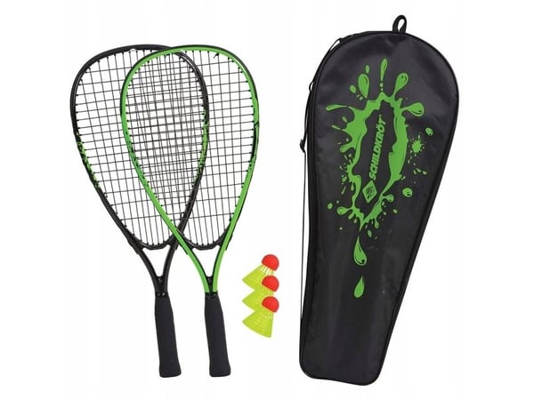 Schildkrot racketar/paletki för speedbadminton set SCHILDKROT