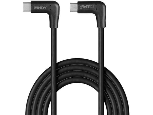 Lindy 32024, 1,5 m, USB C, USB C, USB 3.2 Gen 2 (3.1 Gen 2), 10 Gbit/s, Svart