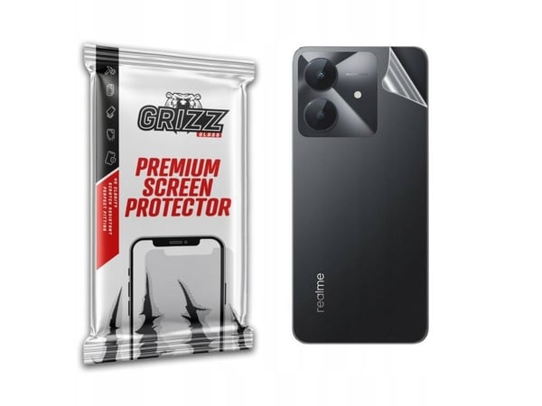 GrizzGlass film bakside GrizzGlass SatinSkin for Realme Note 60x