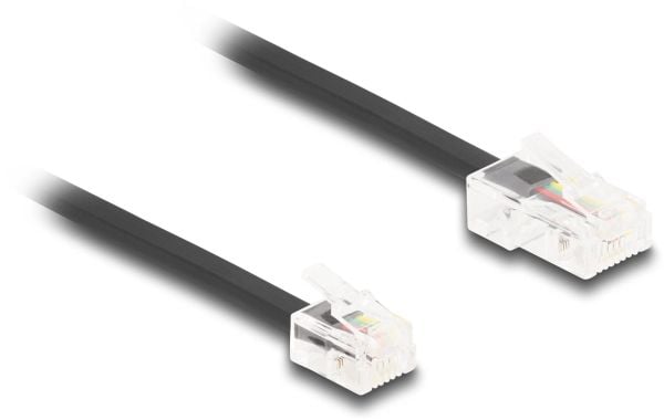 Delock - Telefonkabel - RJ-45 (hann) til RJ-11 (hann) - 3 m - svart