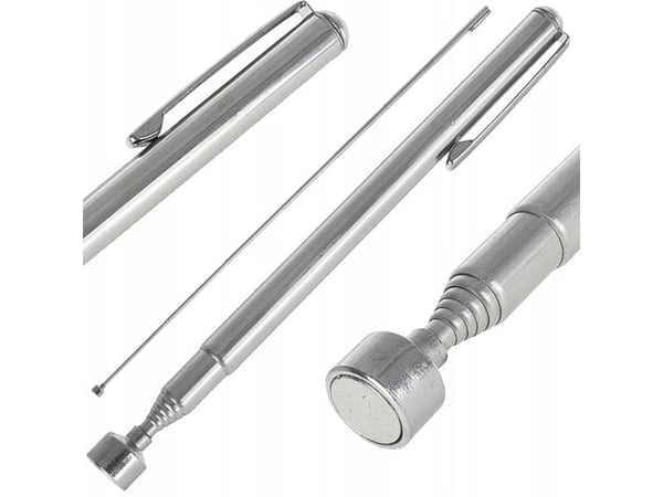 GEKO teleskopisk magnetisk gripe 130–635 mm, type "penn" – displaykartong (25/100)