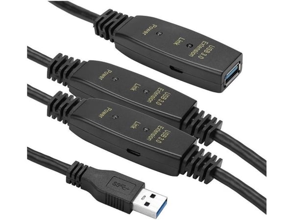 EXD-kaapelin pidennys USB 3.0 AF - AM, 20m