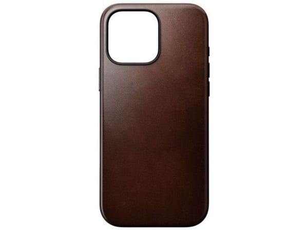 Nomad Modern Leather Case iPhone 16 Pro Max Rustic Brown Horween