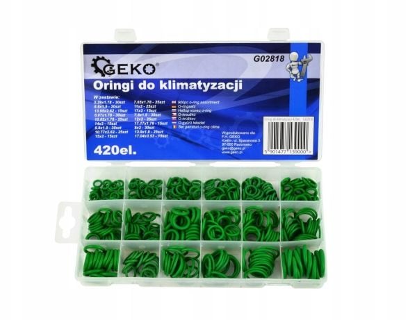 GEKO O-ringer til klimaanlegg 420 stk (24)