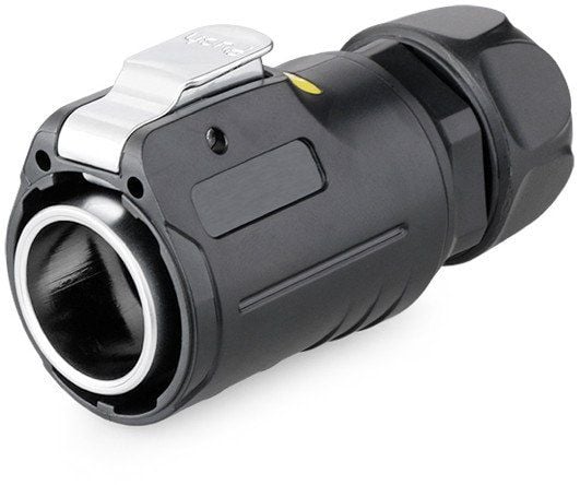 Alcasa S1 IC01-24R01, RJ45, Sort, Hankjønn/hunkjønn, Rett, Metall, Silikagel, Zink, IP65, IP67